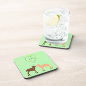 Dessous-de-verre Les Deux et Daisy Heart Custom (Côté Droit)