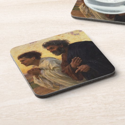 Dessous-de-verre Les disciples Peter et fonctionnement de John (Côté gauche)