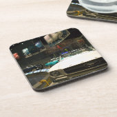 Dessous-de-verre Les Etats-Unis, Michigan, Detroit : Visite d'usine (Côté gauche)