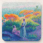 DESSOUS-DE-VERRE LES FEMMES SUR LE BORD DE LA PEINTURE (Devant)