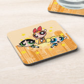 Dessous-de-verre Les Filles Powerpuff Sauvent La Journée (Côté gauche)