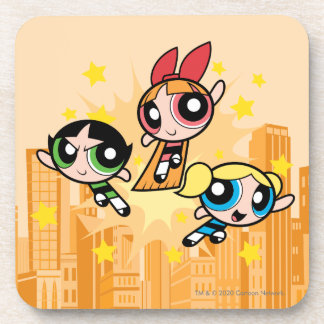 Dessous-de-verre Les Filles Powerpuff Sauvent La Journée