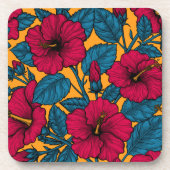 Dessous-de-verre Les fleurs d'Hibiscus (Devant)