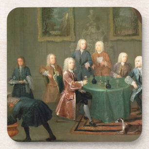 Dessous-de-verre Les frères Clarke avec d'autres messieurs prenant