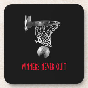 Dessous-de-verre Les Gagnants N'Ont Jamais Quitté Le Basket