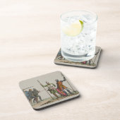 Dessous-de-verre Les guerriers anglo-saxons, plaquent 14 'de (Côté Droit)