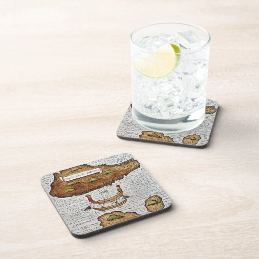 DESSOUS-DE-VERRE LES ÎLES DE LADRONE (Côté Droit)