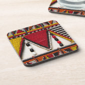 Dessous-de-verre Les Landes Tribales Masaï (Côté gauche)