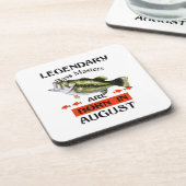 Dessous-de-verre Les légendaires Maîtres de basse sont nés en août (Côté gauche)