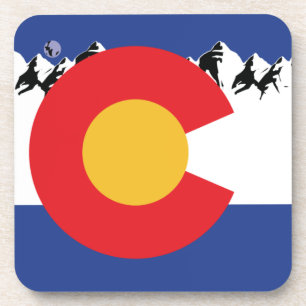Dessous-de-verre Les montagnes du Colorado