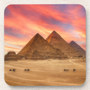 Dessous-de-verre Les monuments Les grandes pyramides