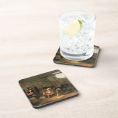 Dessous-de-verre Les négociants de Hollande et le commerce de (Côté Droit)