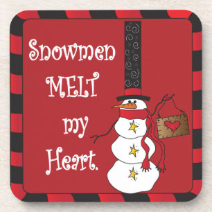 Dessous-de-verre Les neigeurs me font fondre le coeur   Noël