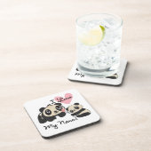 Dessous-de-verre Les pandas I aiment ma Nana (Côté Droit)