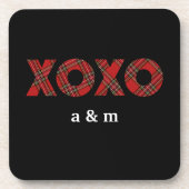 Dessous-de-verre Les Patters de Red Tartan (Devant)