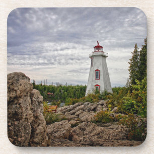 Dessous-de-verre Les phares Big Tub Harbour Tobermory Ontario