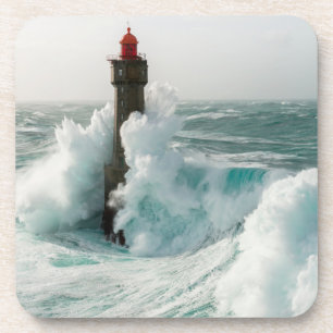 Dessous-de-verre Les phares   Jument Phare Ouessant France