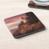 Dessous-de-verre Les phares | Parc national Acadia Maine (Côté gauche)