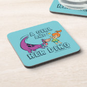 Dessous-de-verre Les Pierrafeu | Galets & Dino Play Ball (Côté gauche)