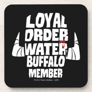 Dessous-de-verre Les Pierrafeu  Membre Loyal Order Water Buffalo