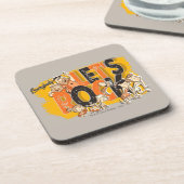 Dessous-de-verre Les Pierrafeu | Tout le monde Rock (Côté gauche)