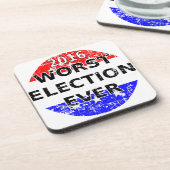 Dessous-de-verre Les pires élections jamais (Côté gauche)