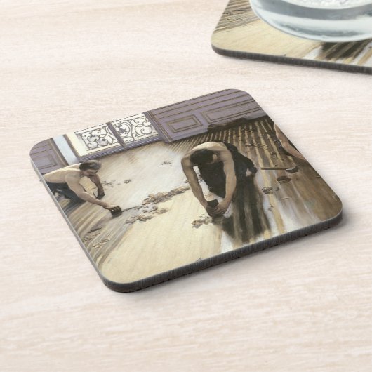 Dessous-de-verre Les planeuses de parquet, 1875 (Côté gauche)