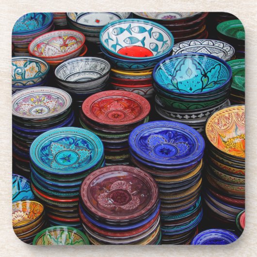 Dessous-de-verre Les Plaques Marocaines Au Marché (Devant)