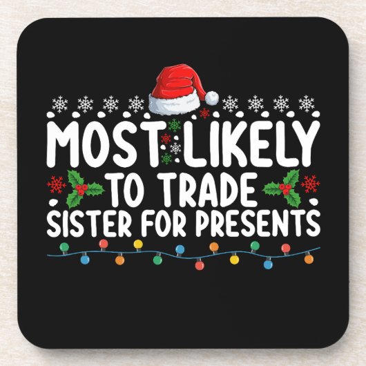 Dessous-de-verre Les plus susceptibles d'échanger des soeurs pour d (Devant)