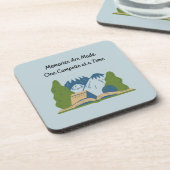 Dessous-de-verre Les souvenirs sont faits un camping à la fois (Côté gauche)