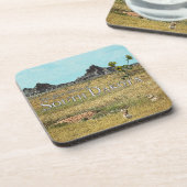 Dessous-de-verre Les Terres des Prairies du Dakota du Sud (Côté gauche)