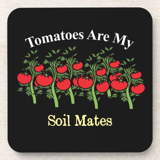 Dessous-de-verre Les Tomates Drôle Sont Mes Mates De Sol (Devant)