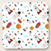 Dessous-de-verre L'espace extra-atmosphérique pour enfants et Motif (Devant)