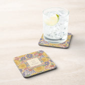 Dessous-de-verre Let Joy Bloom Coaster Set – Editable Text (Côté Droit)