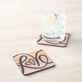 Dessous-de-verre Lettrage d'amour (Côté Droit)