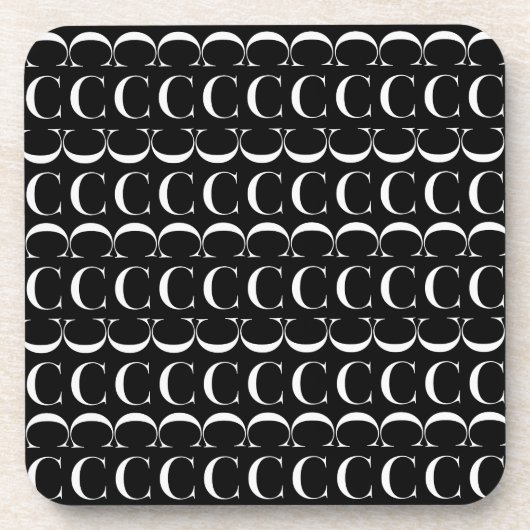 Dessous-de-verre Lettre initiale C (Devant)