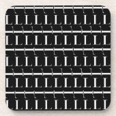 Dessous-de-verre Lettre initiale monogramme L (Devant)