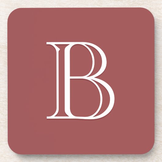 Dessous-de-verre Lettre monogram (Devant)