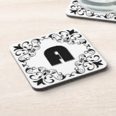 Dessous-de-verre Lettres d'amour "A" (Côté gauche)