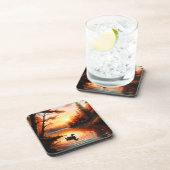 Dessous-de-verre Lever de soleil sur le lac (Côté Droit)