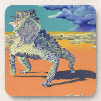 Dessous-de-verre Lézard, crapaud à cornes du Texas