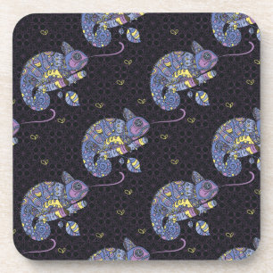 Dessous-de-verre Lézard de Zentangle