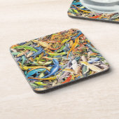 Dessous-de-verre lézard forestier (Côté gauche)