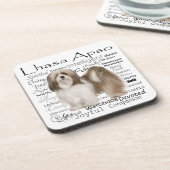 Dessous de verre Lhasa Apso (Côté gauche)