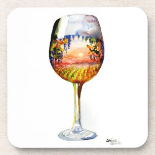 Dessous-de-verre L'histoire du vin