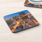 Dessous-de-verre L'horizon de Boston au crépuscule (Côté gauche)