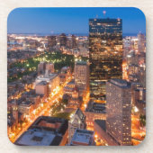 Dessous-de-verre L'horizon de Boston au crépuscule (Devant)