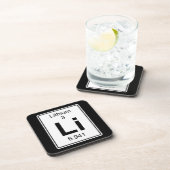 Dessous-de-verre Li - lithium (Côté Droit)