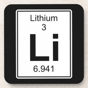Dessous-de-verre Li - lithium