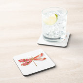 Dessous-de-verre libellule de fleurs avec sakura de bijoux (Côté Droit)